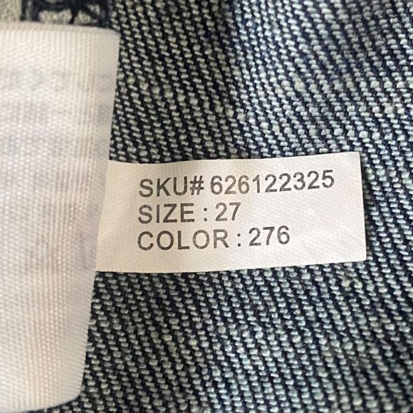 Abercrombie & Fitch Jean Shorts Women's Size 27 Dark Wash Denim Cut-Offs - Picture 12 of 12